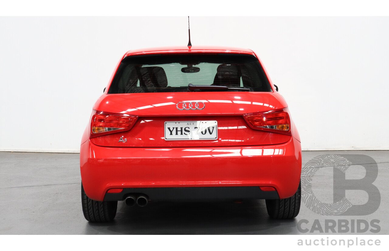 8/2011 Audi A1 1.4 TFSI Ambition 8X 3d Hatchback Red 1.4L Turbo