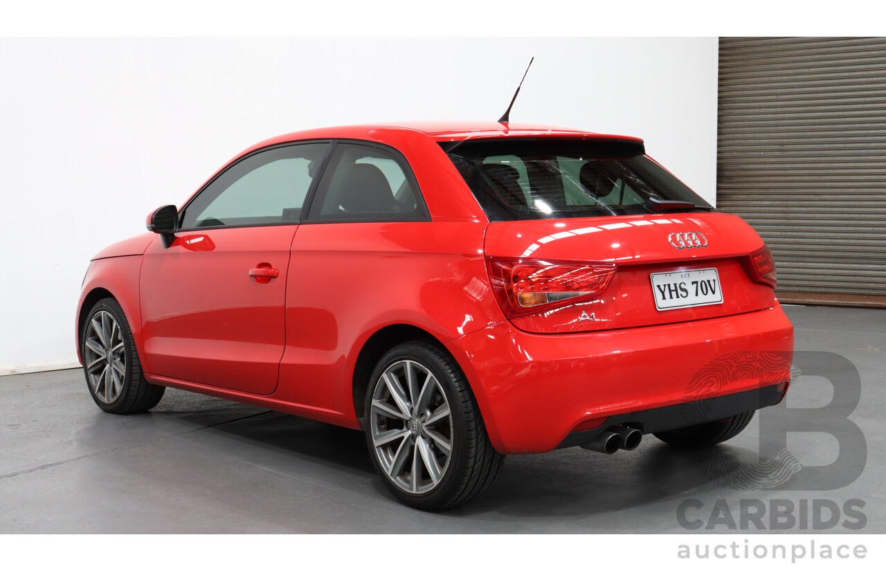 8/2011 Audi A1 1.4 TFSI Ambition 8X 3d Hatchback Red 1.4L Turbo