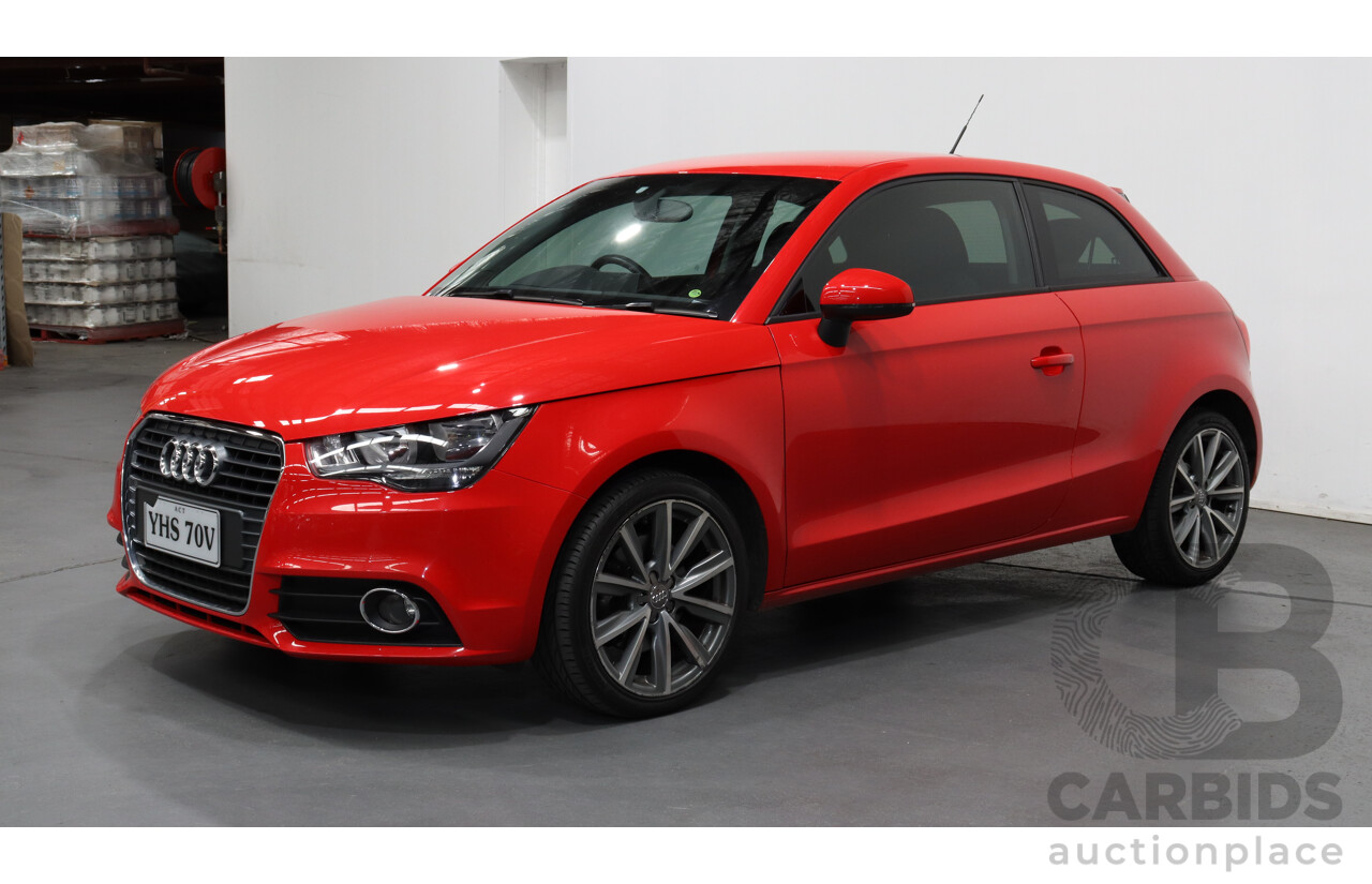 8/2011 Audi A1 1.4 TFSI Ambition 8X 3d Hatchback Red 1.4L Turbo