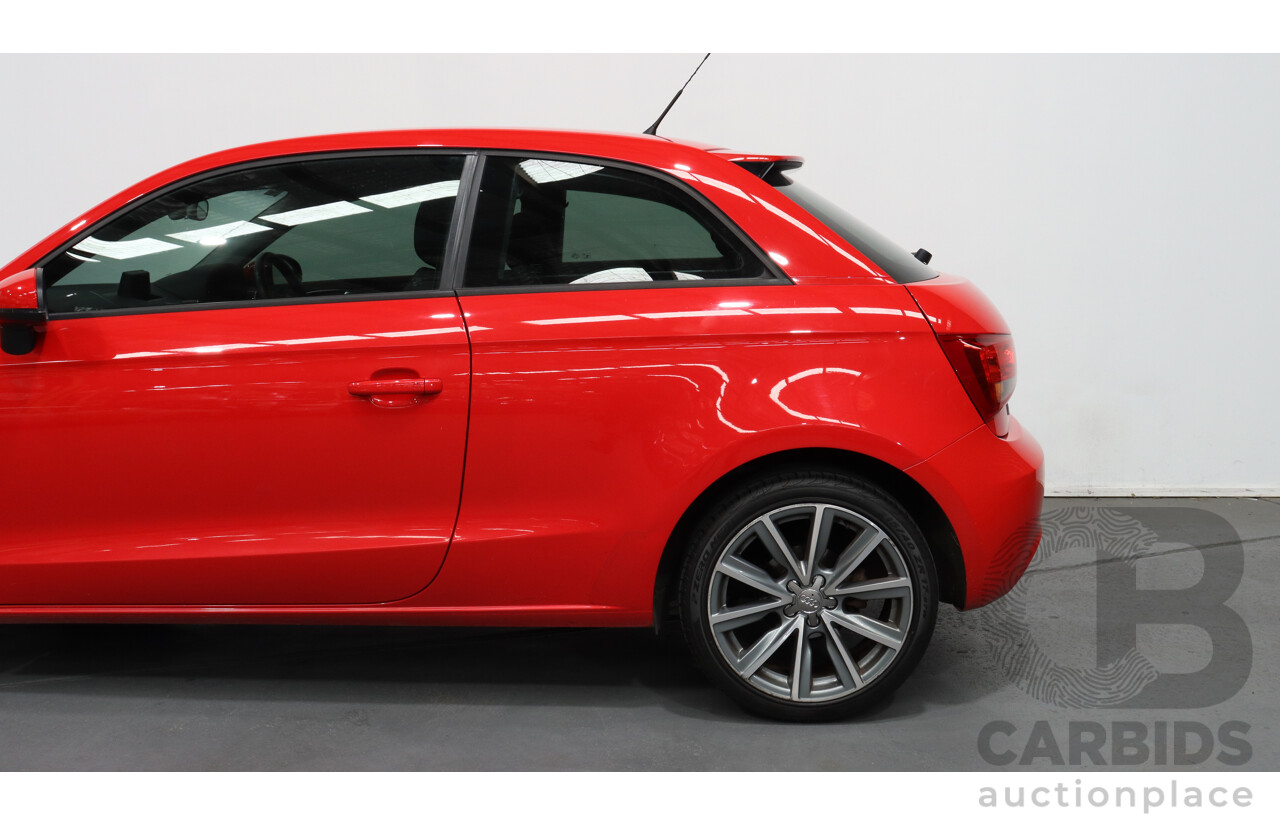 8/2011 Audi A1 1.4 TFSI Ambition 8X 3d Hatchback Red 1.4L Turbo