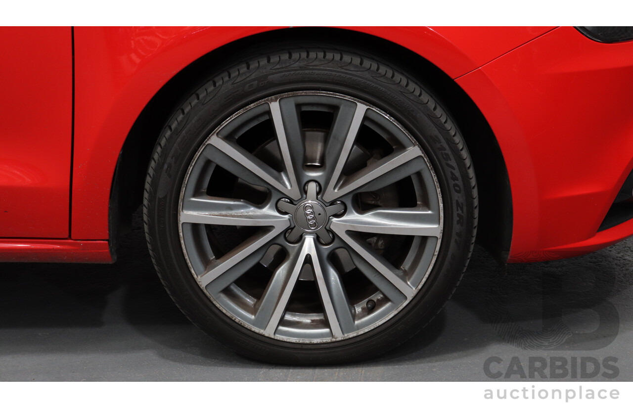 8/2011 Audi A1 1.4 TFSI Ambition 8X 3d Hatchback Red 1.4L Turbo