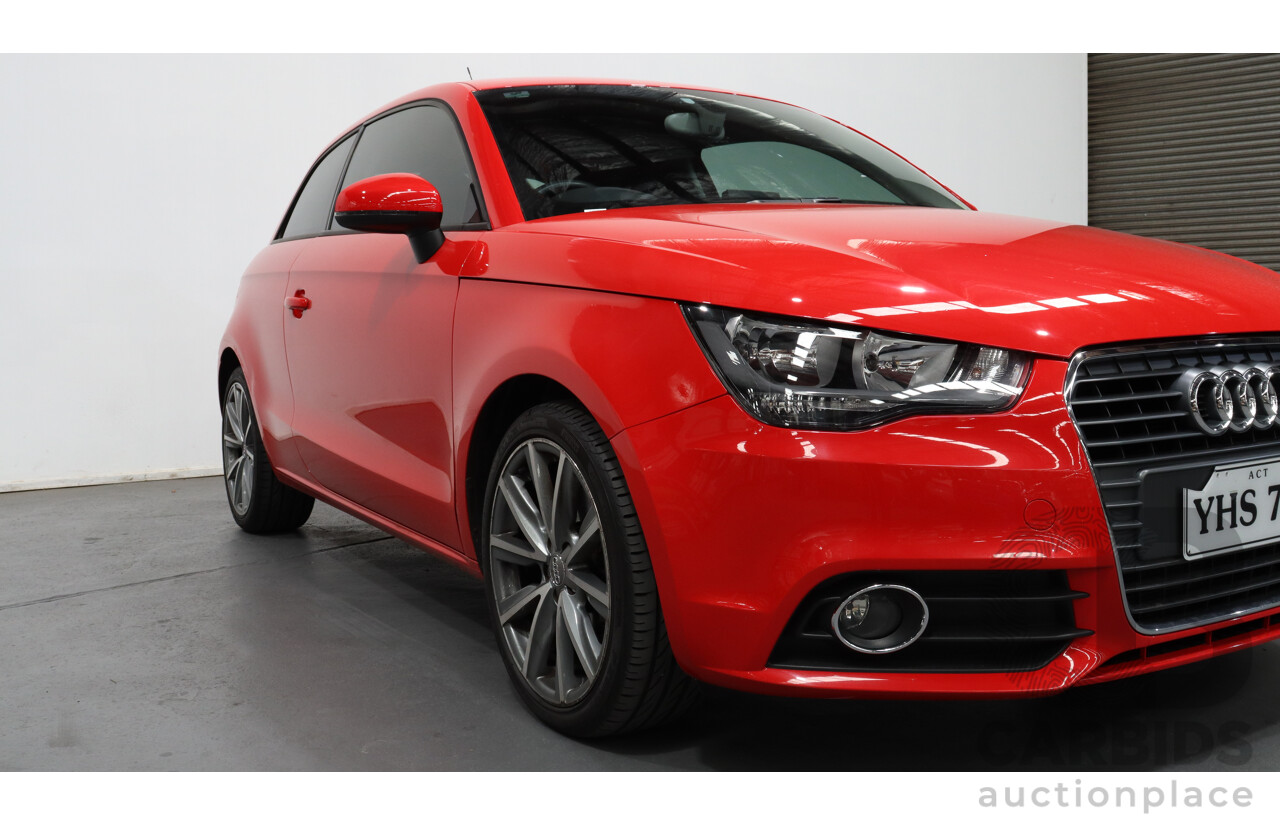 8/2011 Audi A1 1.4 TFSI Ambition 8X 3d Hatchback Red 1.4L Turbo