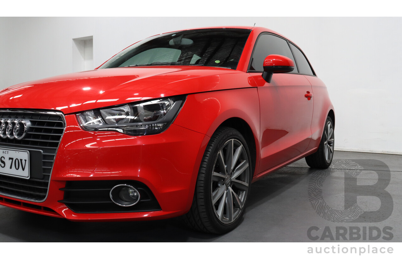 8/2011 Audi A1 1.4 TFSI Ambition 8X 3d Hatchback Red 1.4L Turbo