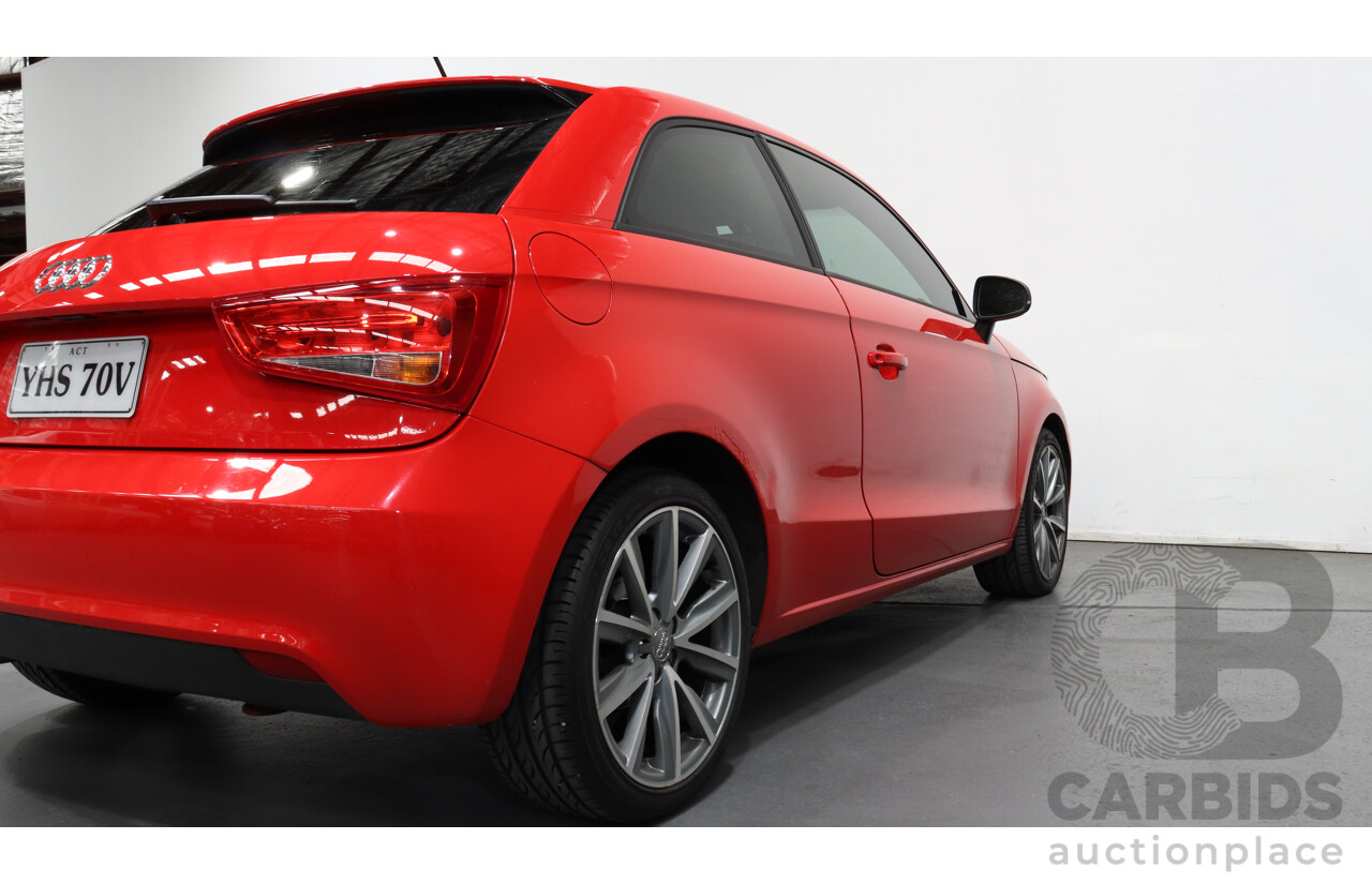 8/2011 Audi A1 1.4 TFSI Ambition 8X 3d Hatchback Red 1.4L Turbo