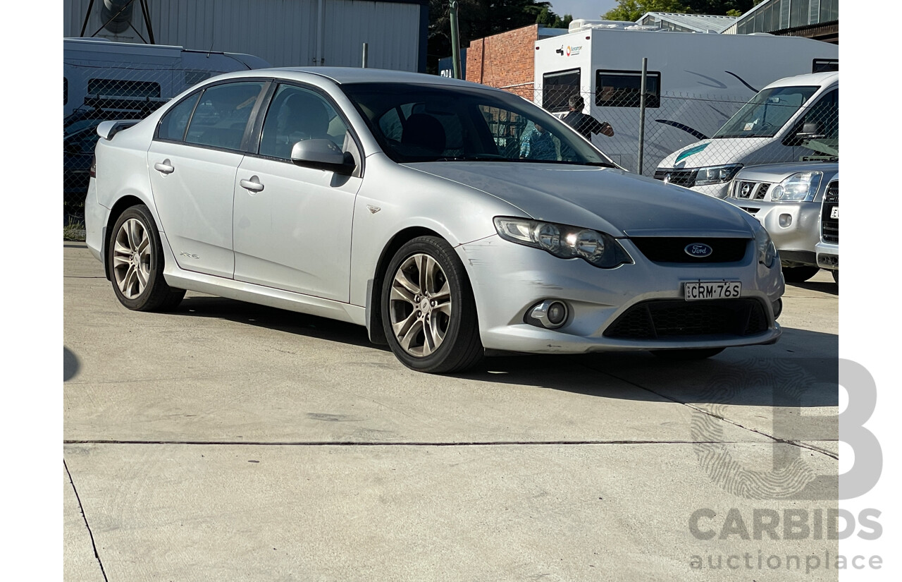 6/2008 Ford Falcon XR6 FG 4d Sedan Silver 4.0L