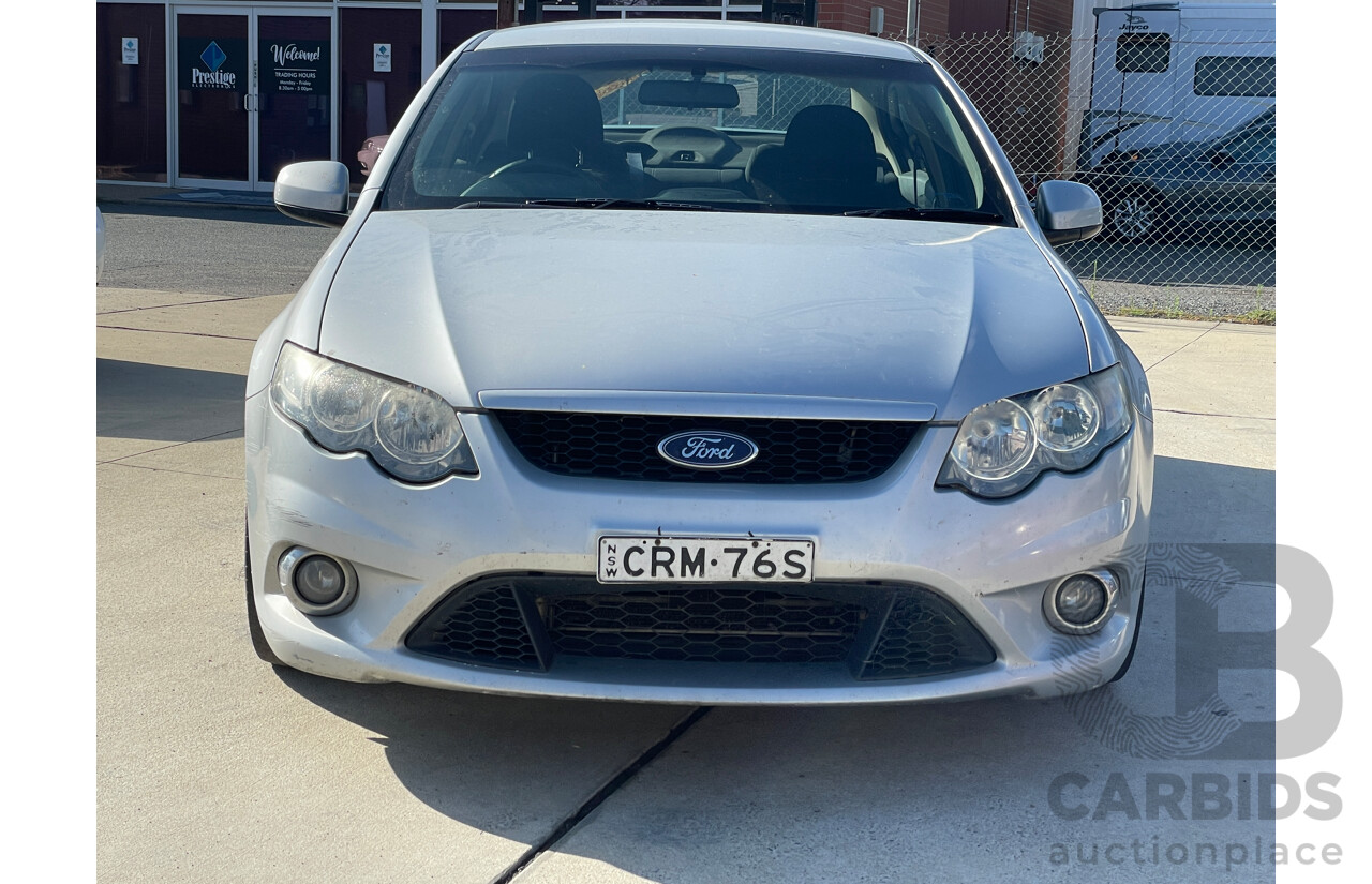 6/2008 Ford Falcon XR6 FG 4d Sedan Silver 4.0L