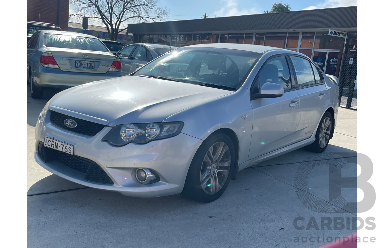 6/2008 Ford Falcon XR6 FG 4d Sedan Silver 4.0L