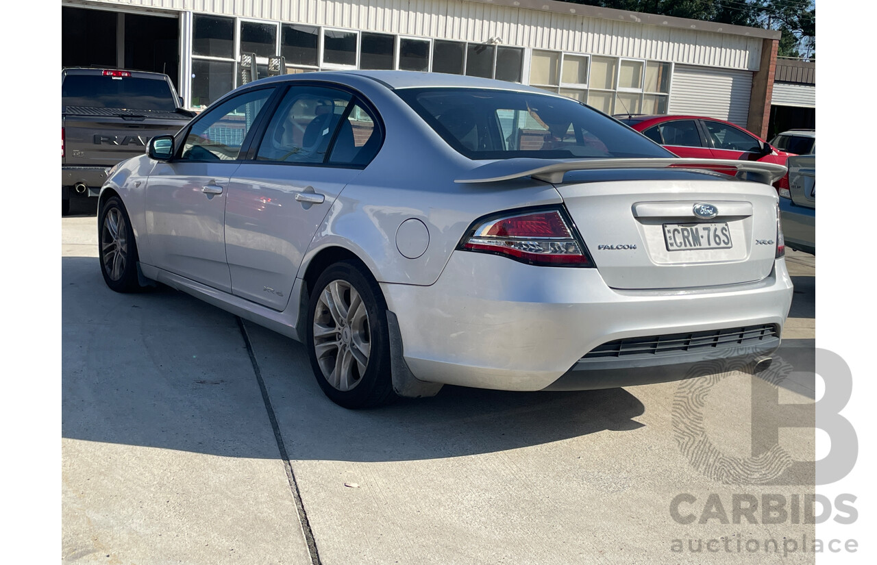 6/2008 Ford Falcon XR6 FG 4d Sedan Silver 4.0L