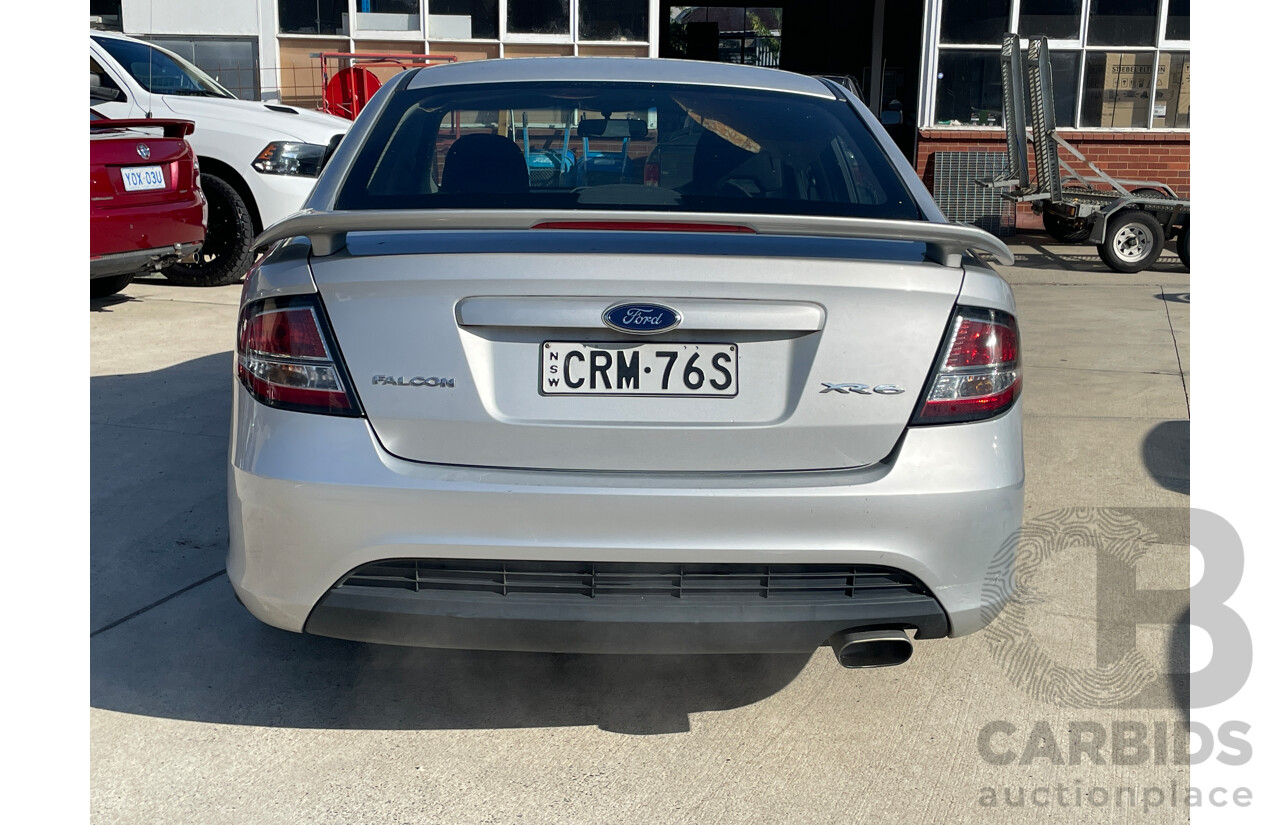 6/2008 Ford Falcon XR6 FG 4d Sedan Silver 4.0L