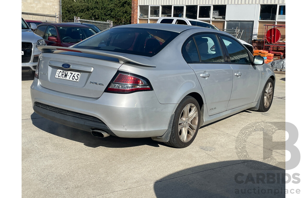 6/2008 Ford Falcon XR6 FG 4d Sedan Silver 4.0L