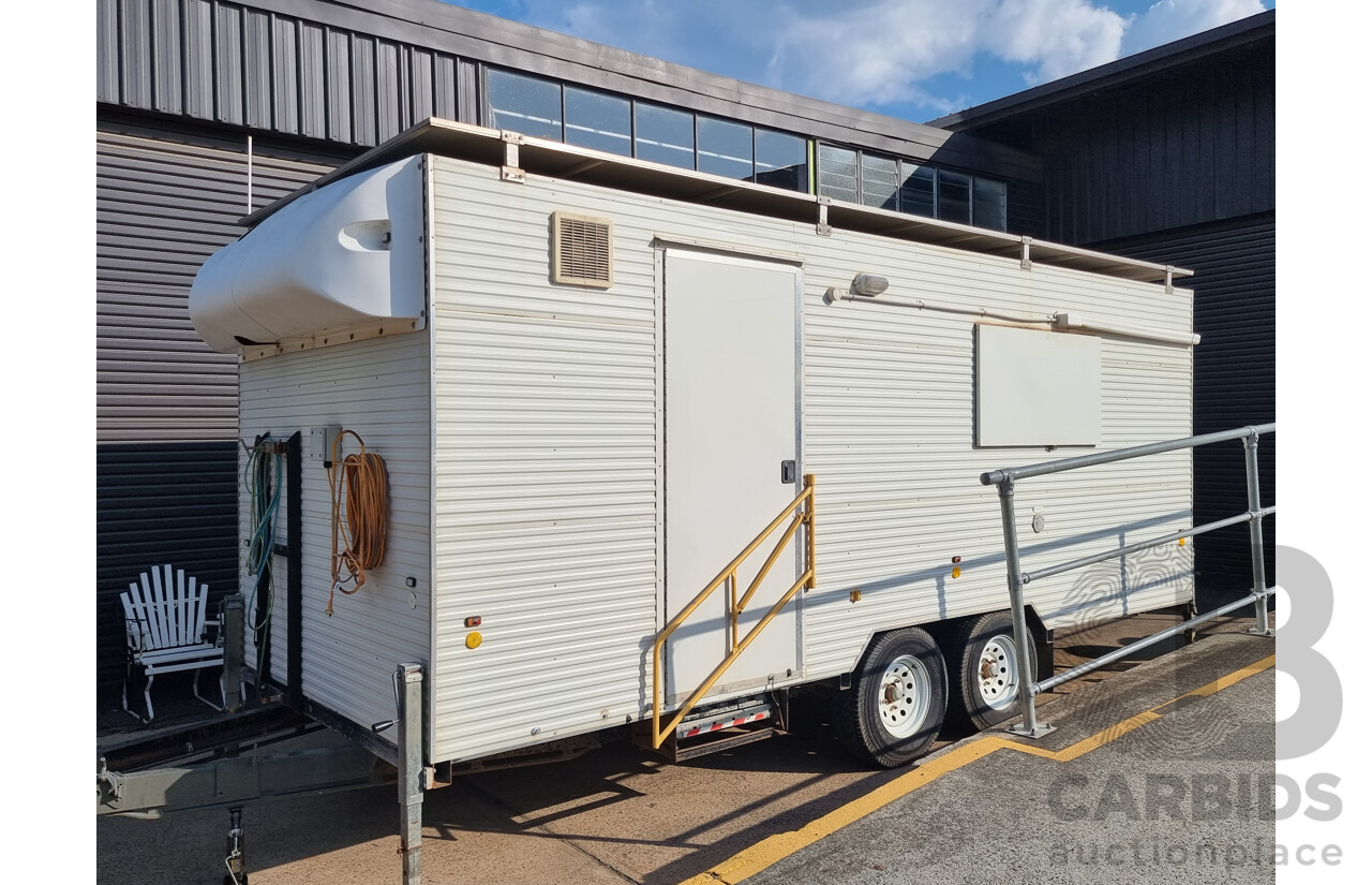 2012 Traymark 'Arrow Energy' Dual Axle Mobile Site Shed/Caravan (Donger) - VIN: 6K9TRAYMKCC017005