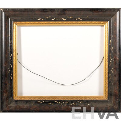 Wonderfully Unique Hand Etched Vintage Wooden Frame, 50 x 58 cm (frame)