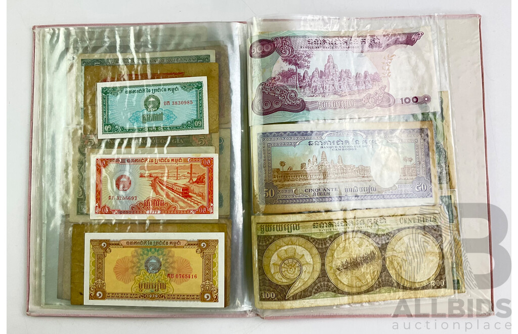 Collection of Vintage Bank Notes From Indo-China, Vietnam and Cambodia (27)