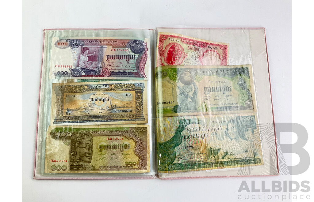 Collection of Vintage Bank Notes From Indo-China, Vietnam and Cambodia (27)