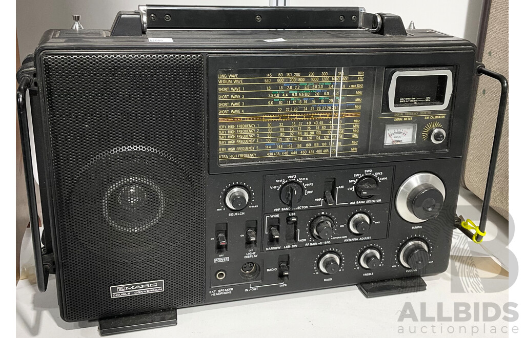 Vintage MARC Double Conversion Model NR - 8251 Radio