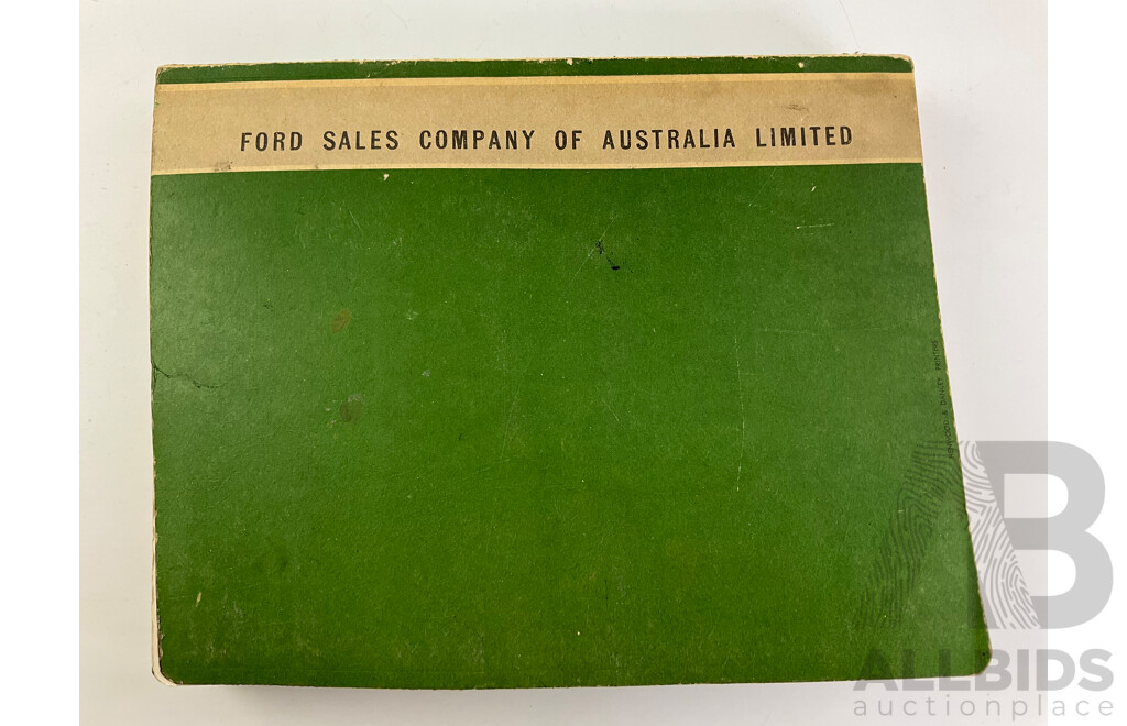 Vintage Ford Cortina Workshop Manual Consul, 220, 240, 440, GT