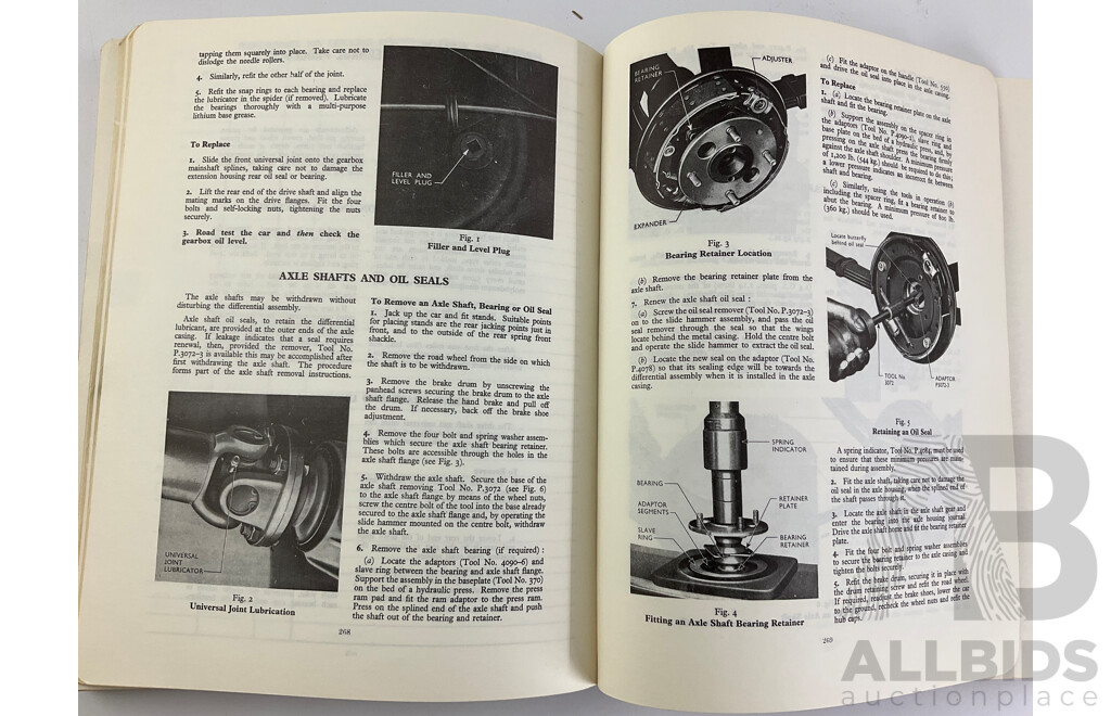 Vintage Ford Cortina Workshop Manual Consul, 220, 240, 440, GT