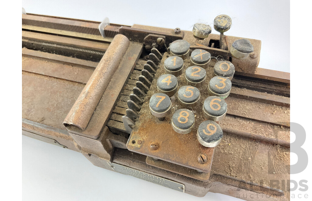 Antique Hollerith, The British Tabulating Machine Co, Made in Great Britain