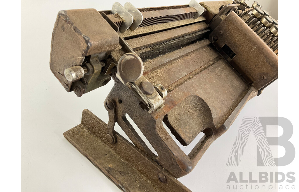 Antique Hollerith, The British Tabulating Machine Co, Made in Great Britain