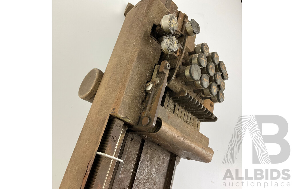Antique Hollerith, The British Tabulating Machine Co, Made in Great Britain
