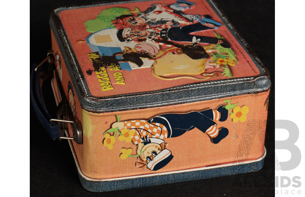 Vintage Aladdin Industries Raggedy Ann and Andy Steel Lunch Box