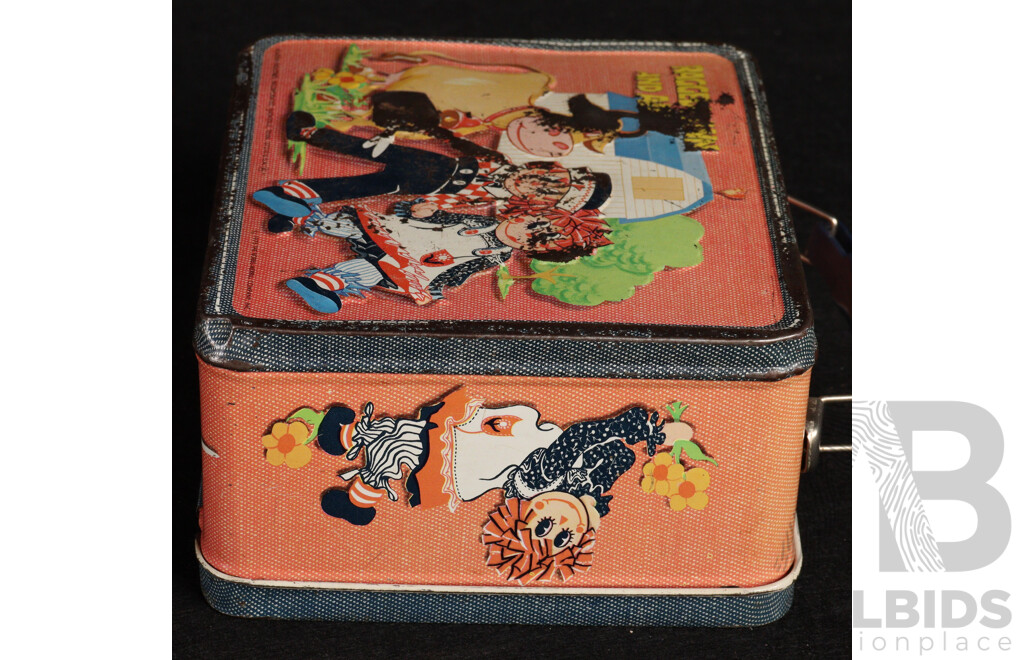 Vintage Aladdin Industries Raggedy Ann and Andy Steel Lunch Box