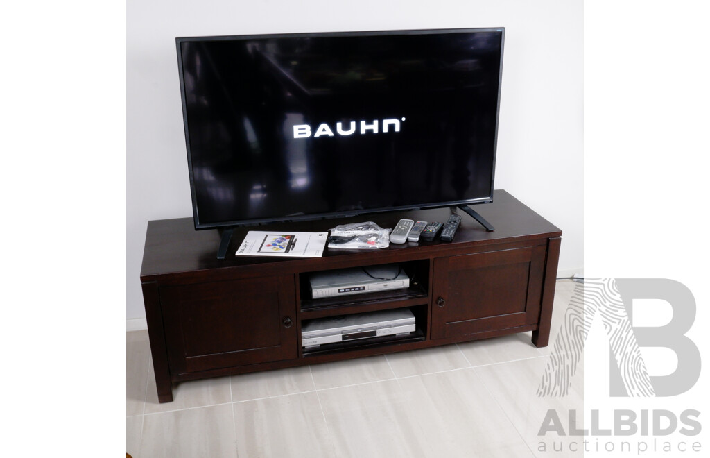 Bauhn TV 81cm 100Hz Full HD LCD TV with TV Cabinet and DVD Player