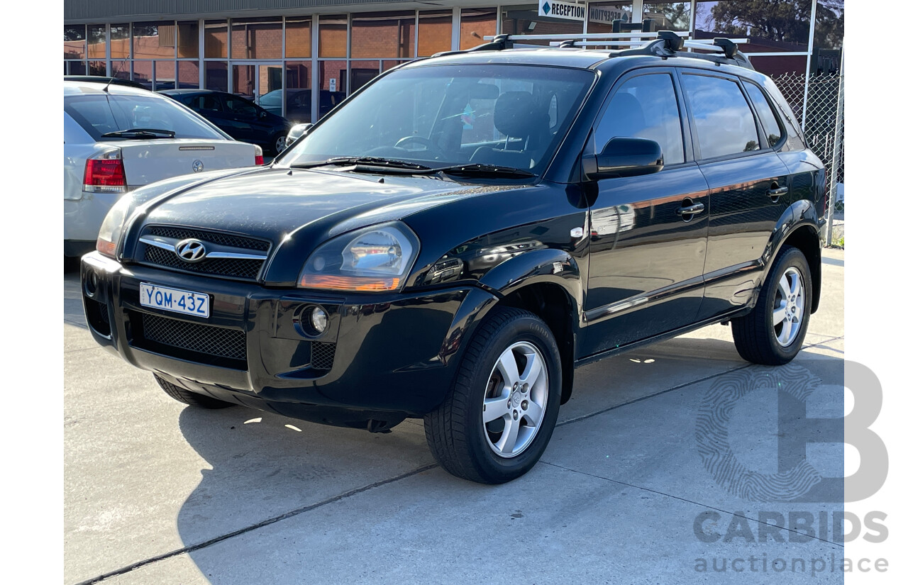 1/2010 Hyundai Tucson CITY SX 08 UPGRADE 4d Wagon Black 2.0L