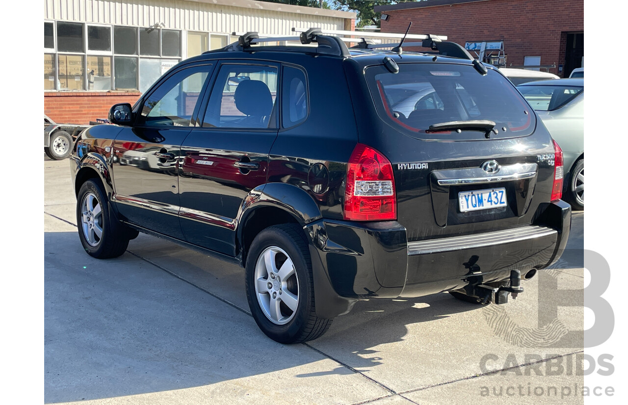 1/2010 Hyundai Tucson CITY SX 08 UPGRADE 4d Wagon Black 2.0L