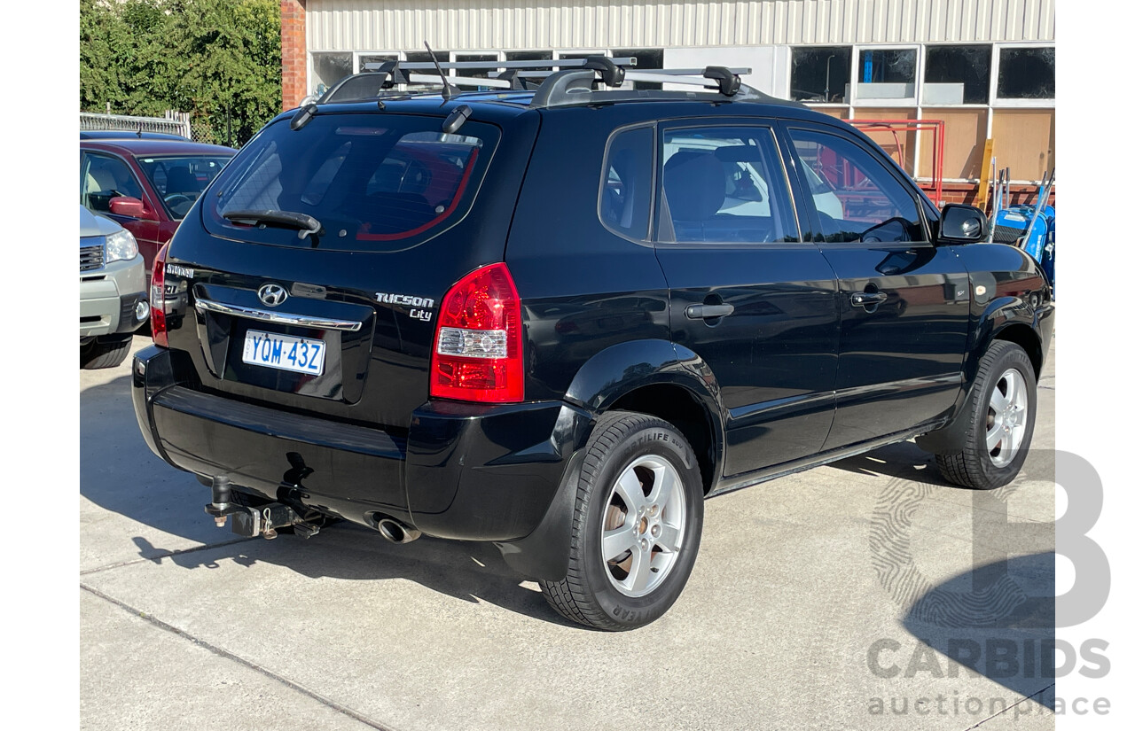 1/2010 Hyundai Tucson CITY SX 08 UPGRADE 4d Wagon Black 2.0L