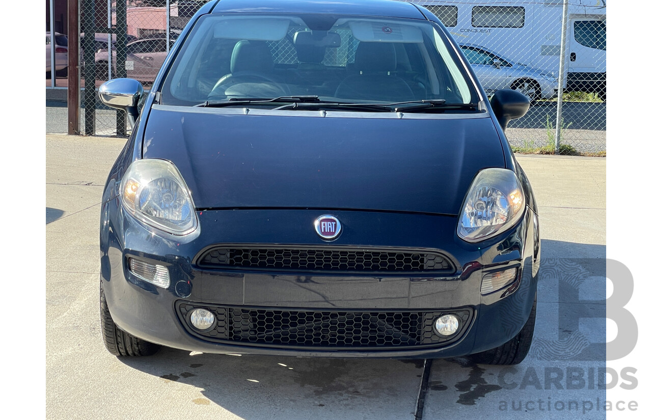 10/2013 Fiat Punto Lounge MY13 5d Hatchback Blue 1.4L