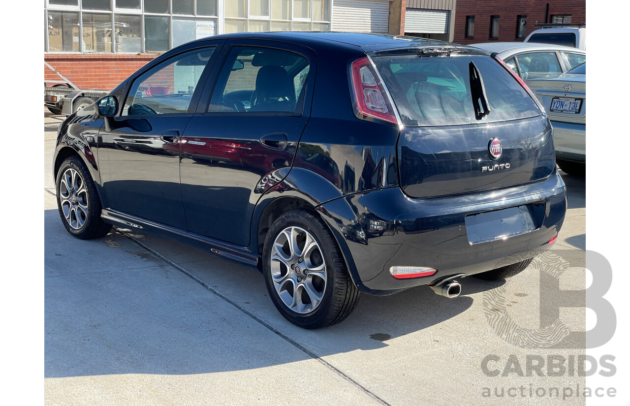 10/2013 Fiat Punto Lounge MY13 5d Hatchback Blue 1.4L