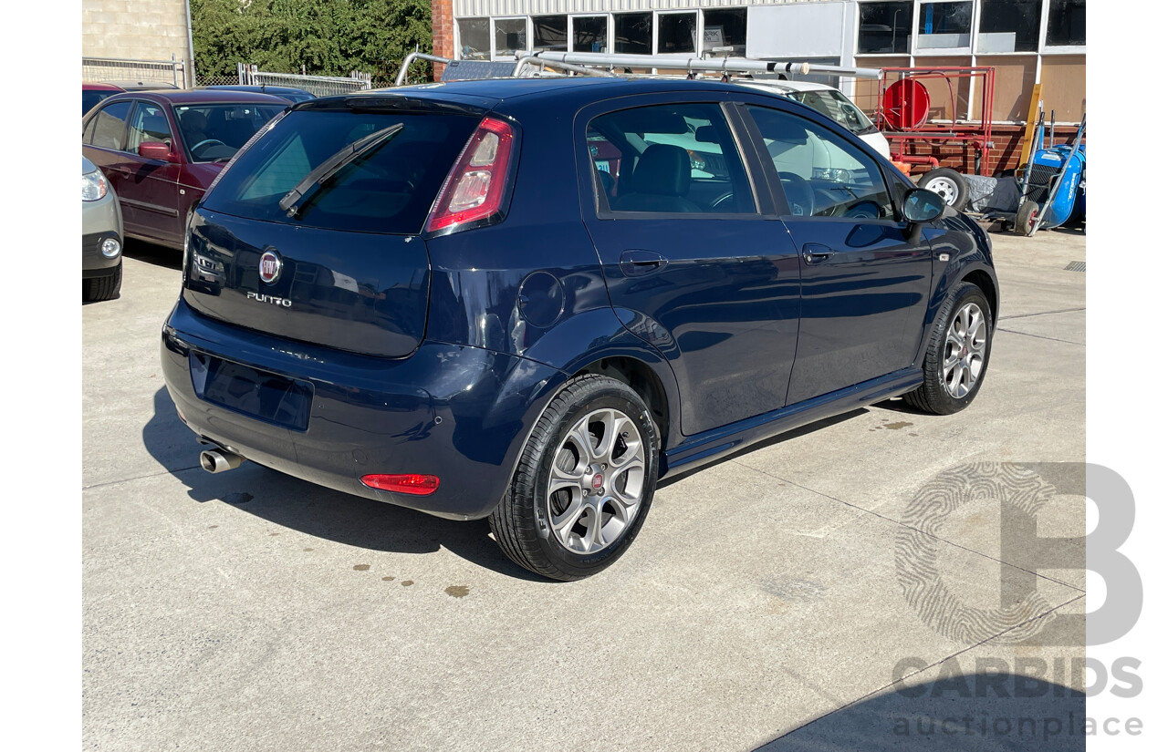 10/2013 Fiat Punto Lounge MY13 5d Hatchback Blue 1.4L