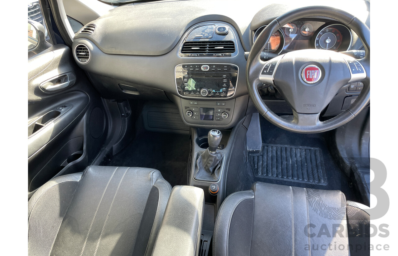 10/2013 Fiat Punto Lounge MY13 5d Hatchback Blue 1.4L