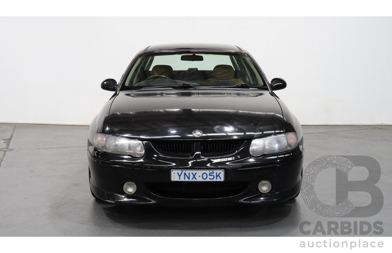 10/2001 Holden Commodore SS Fifty VUII Utility Black 5.7L V8