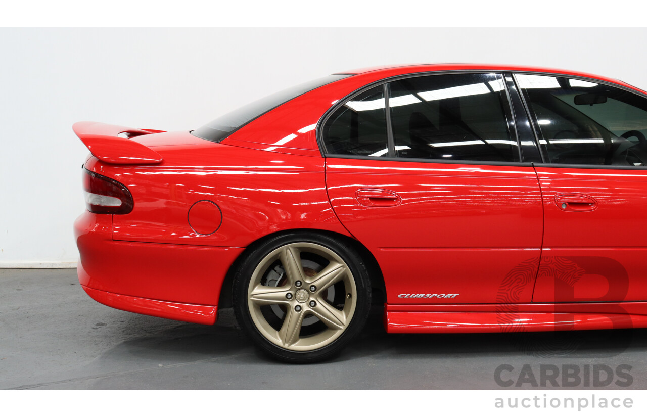 7/1999 Holden HSV Clubsport R8 VTII 4d Sedan Red 5.7L V8