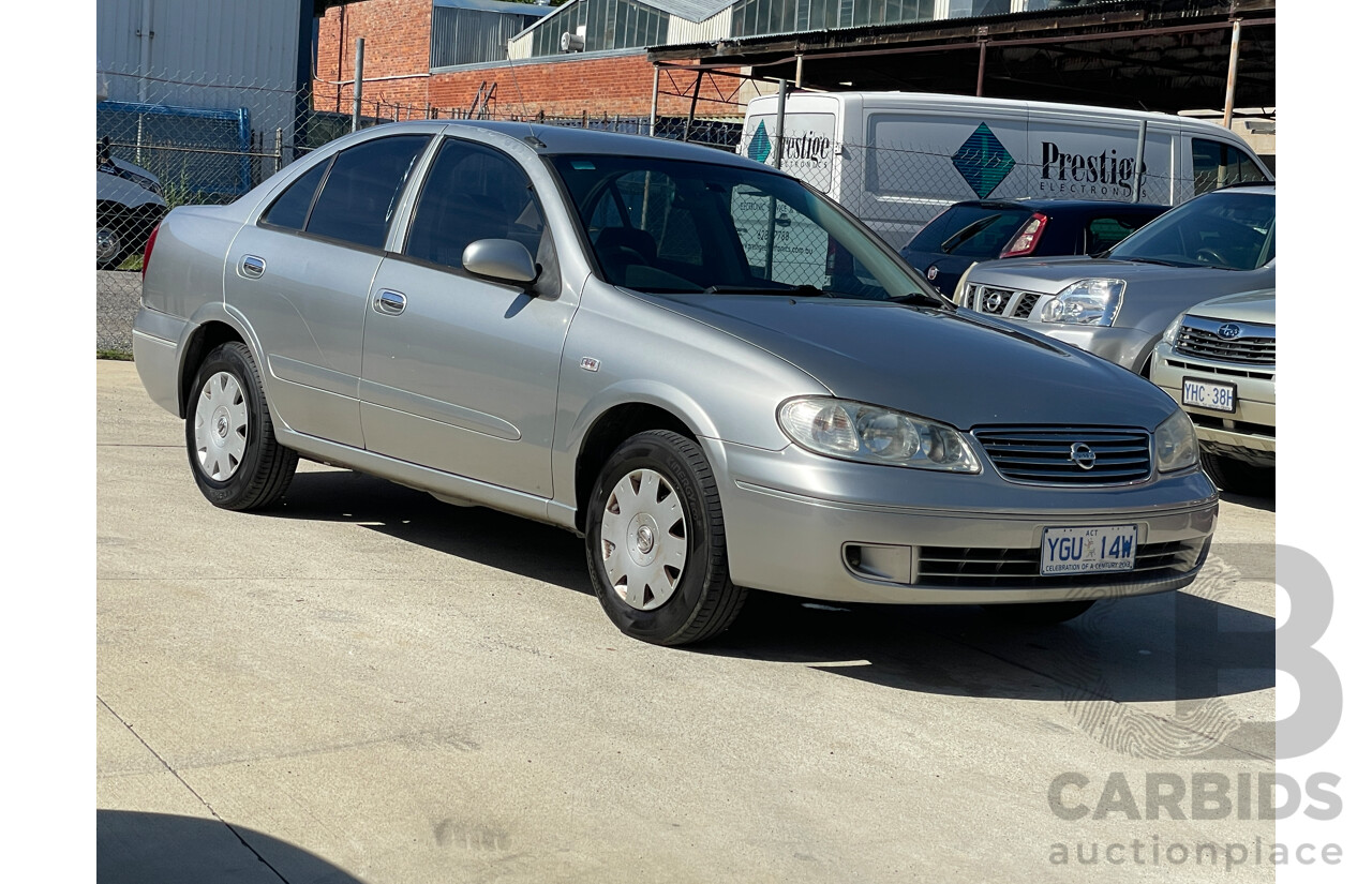 5/2005 Nissan Pulsar ST N16 MY04 4d Sedan Silver 1.8L