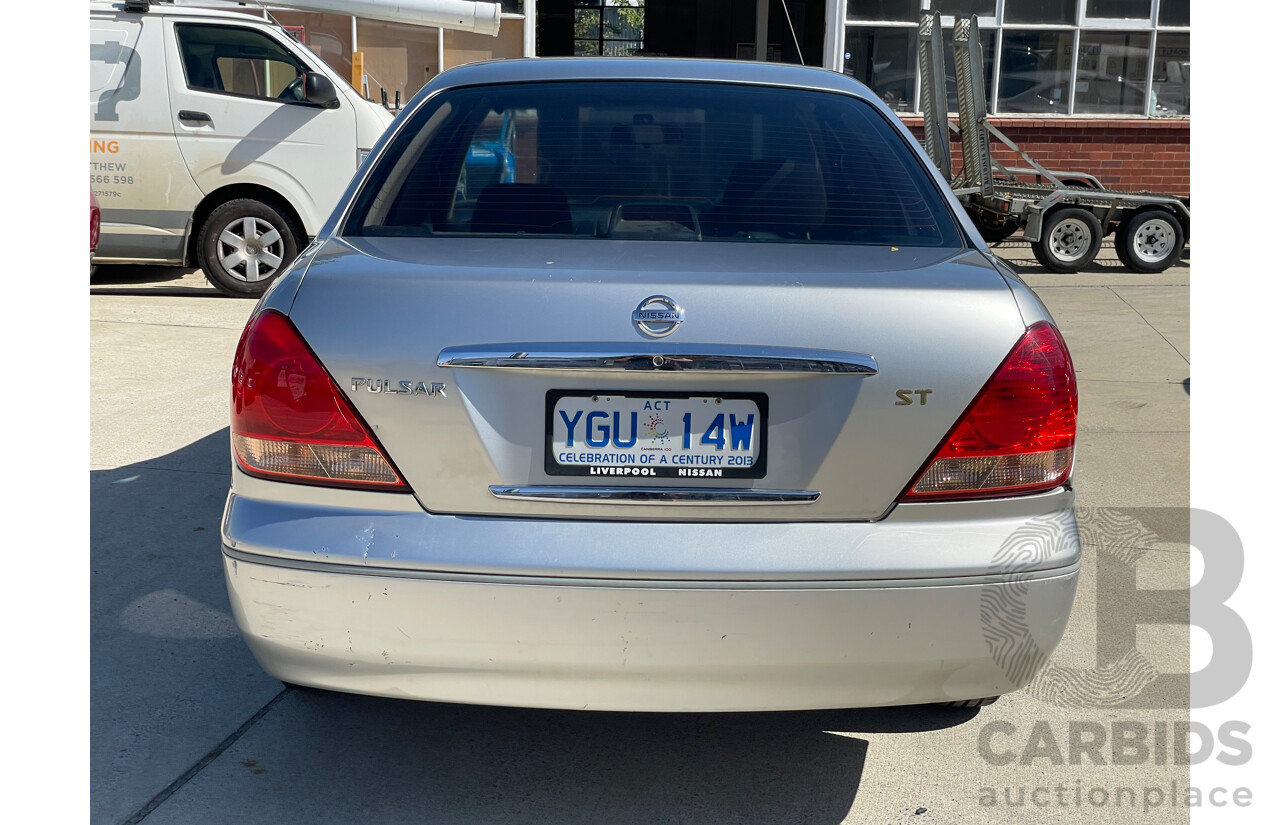 5/2005 Nissan Pulsar ST N16 MY04 4d Sedan Silver 1.8L