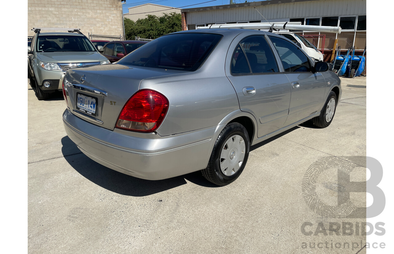 5/2005 Nissan Pulsar ST N16 MY04 4d Sedan Silver 1.8L