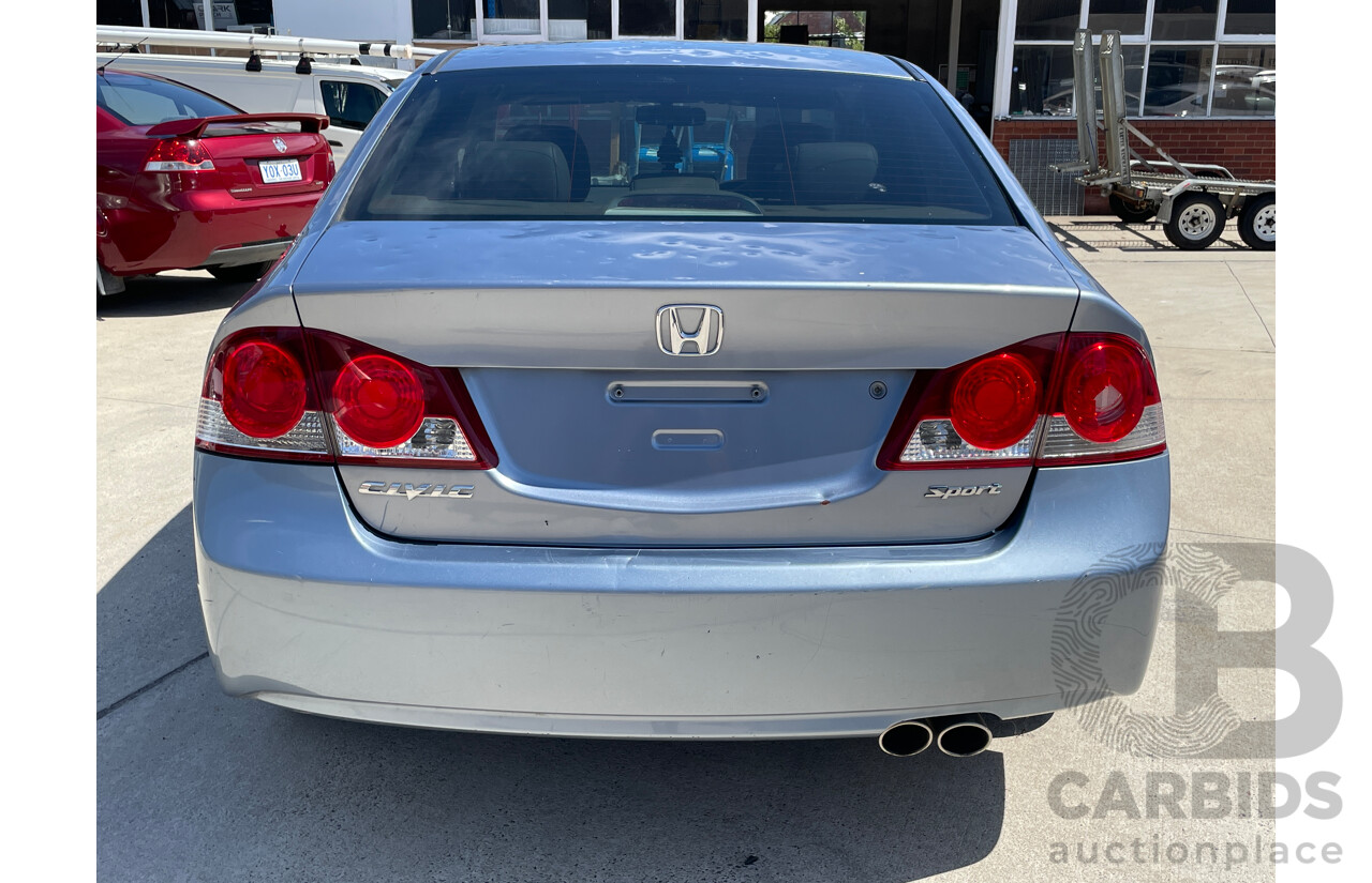 12/2006 Honda Civic Sport 40 4d Sedan Blue 2.0L