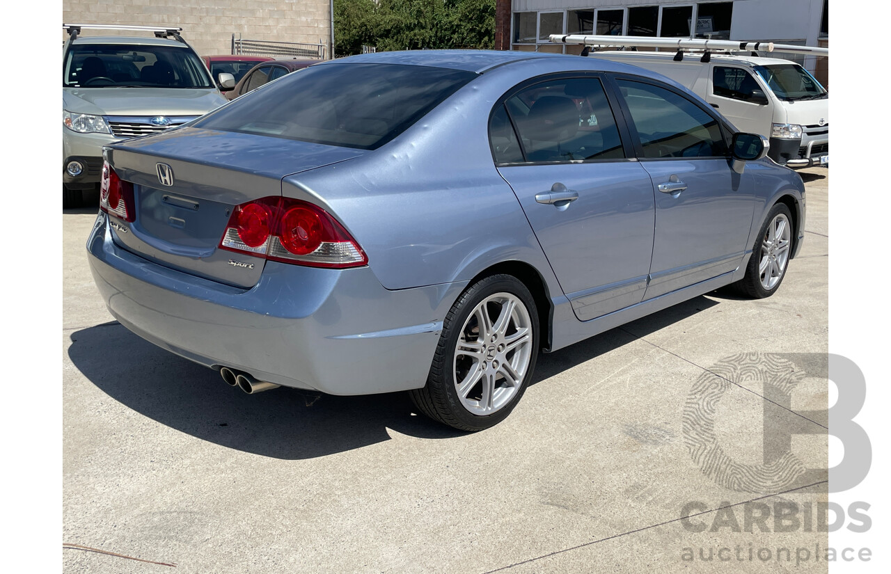 12/2006 Honda Civic Sport 40 4d Sedan Blue 2.0L