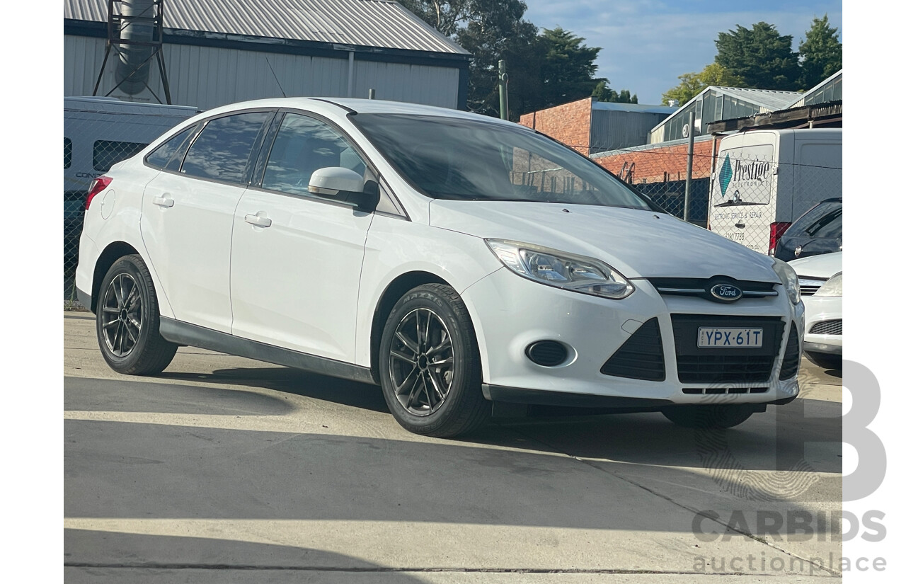 1/2013 Ford Focus Ambiente LW MK2 4d Sedan White 1.6L