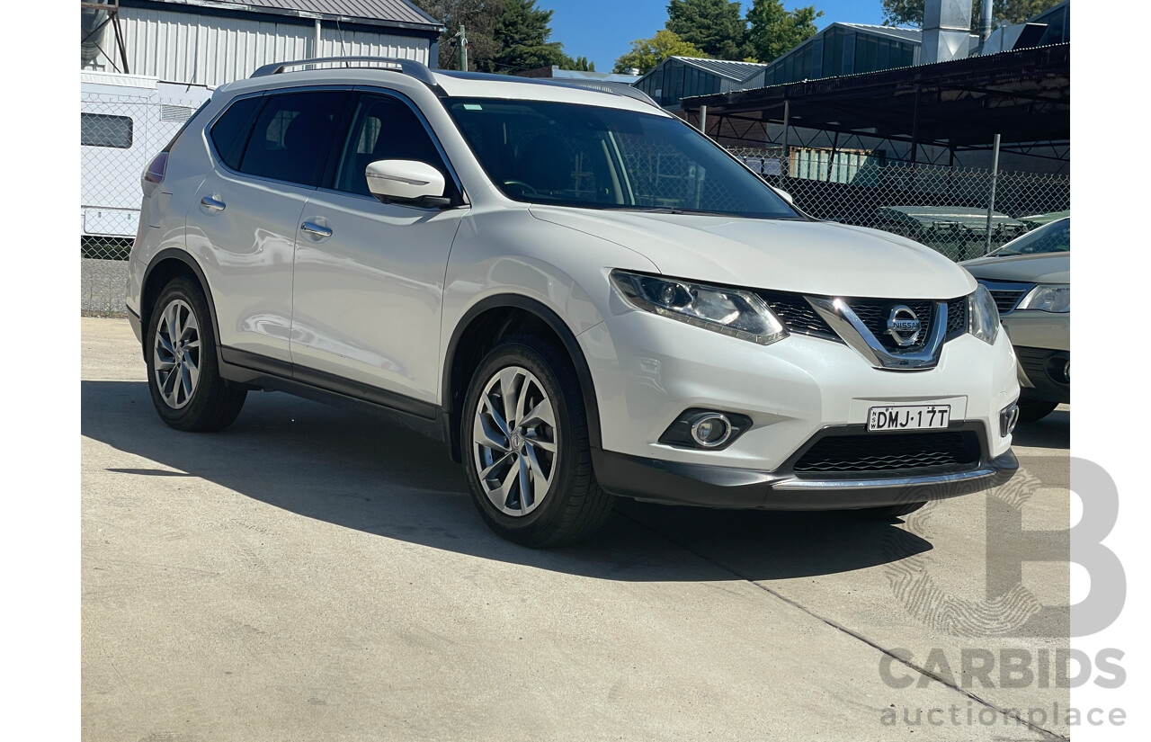 11/2014 Nissan X-Trail Ti (4x4) T32 4d Wagon White 2.5L