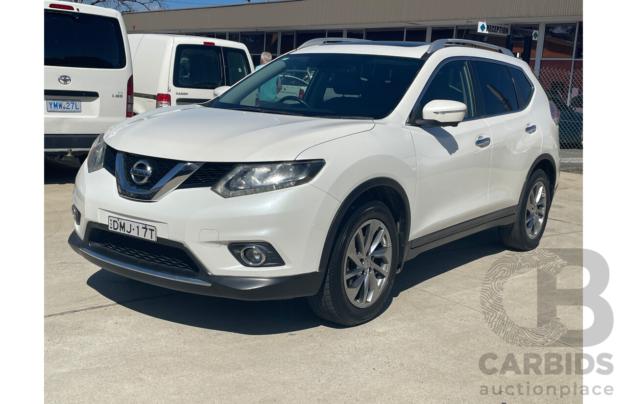 11/2014 Nissan X-Trail Ti (4x4) T32 4d Wagon White 2.5L