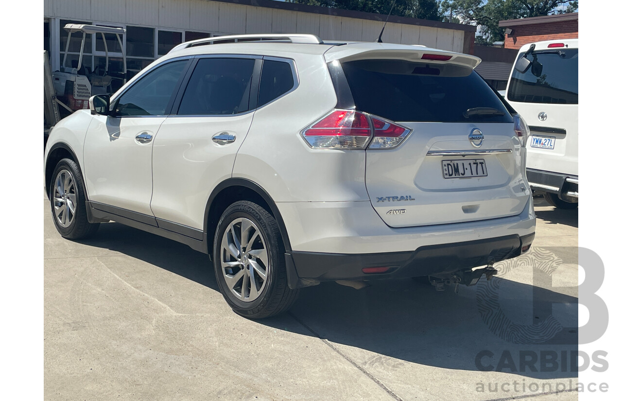 11/2014 Nissan X-Trail Ti (4x4) T32 4d Wagon White 2.5L