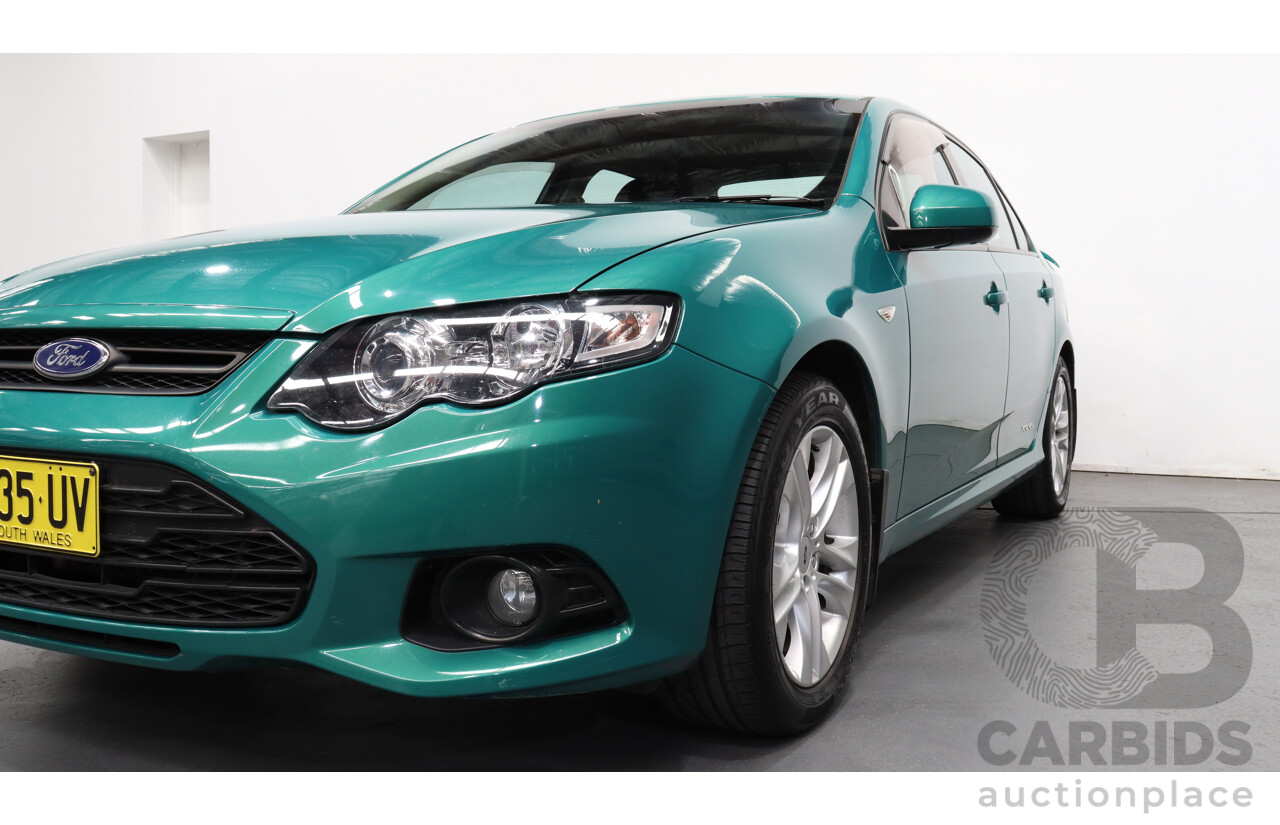 8/2012 Ford Falcon XR6 (lpi) FG UPGRADE 4d Sedan Green 4.0L