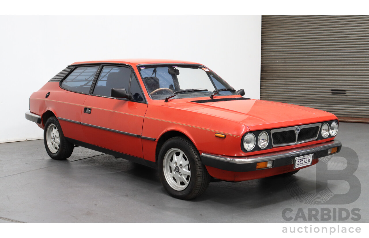 3/1984 Lancia Beta HPE Executive 2d Coupe Red 2.0L