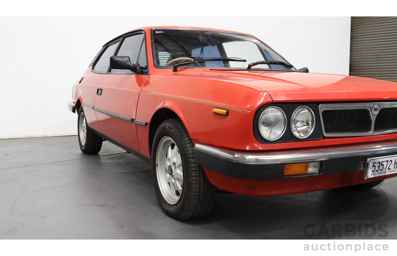 3/1984 Lancia Beta HPE Executive 2d Coupe Red 2.0L