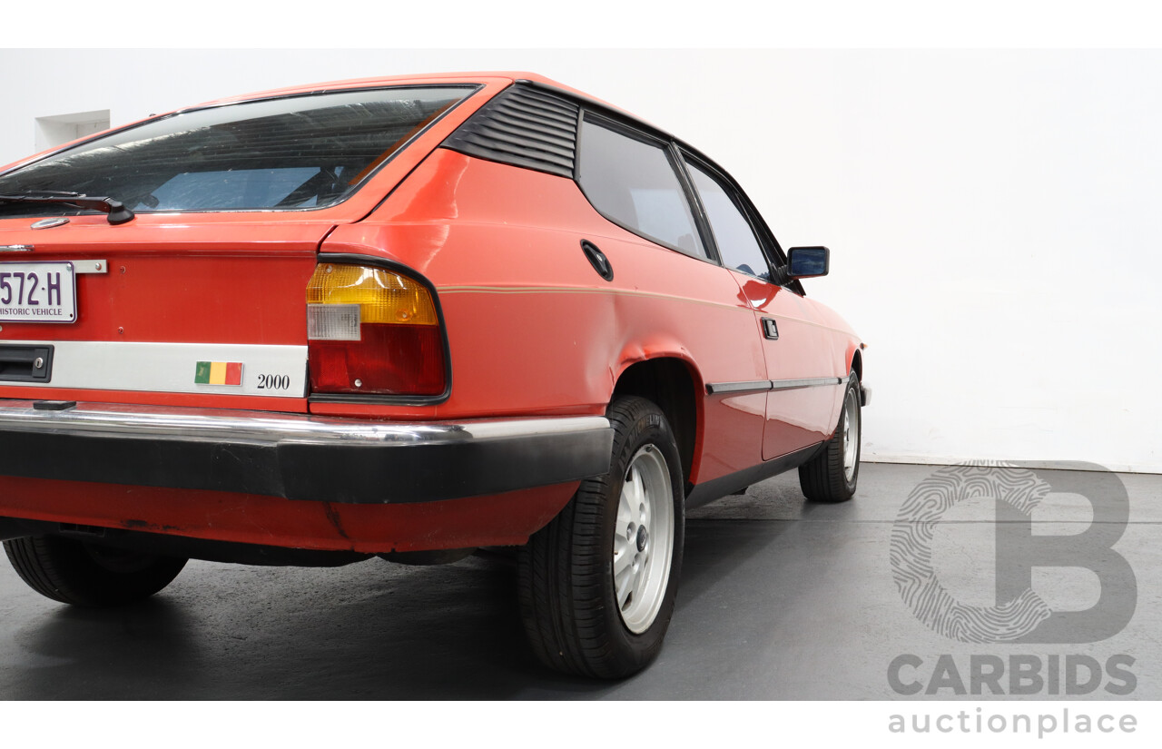 3/1984 Lancia Beta HPE Executive 2d Coupe Red 2.0L