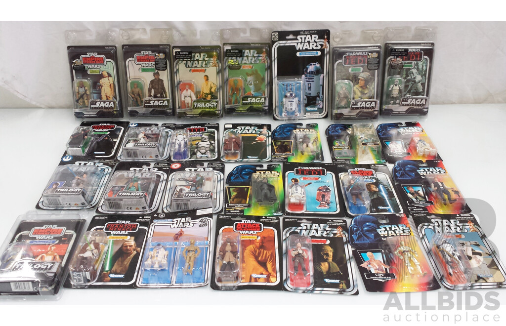 27 x Star Wars Figures in Original Packaging